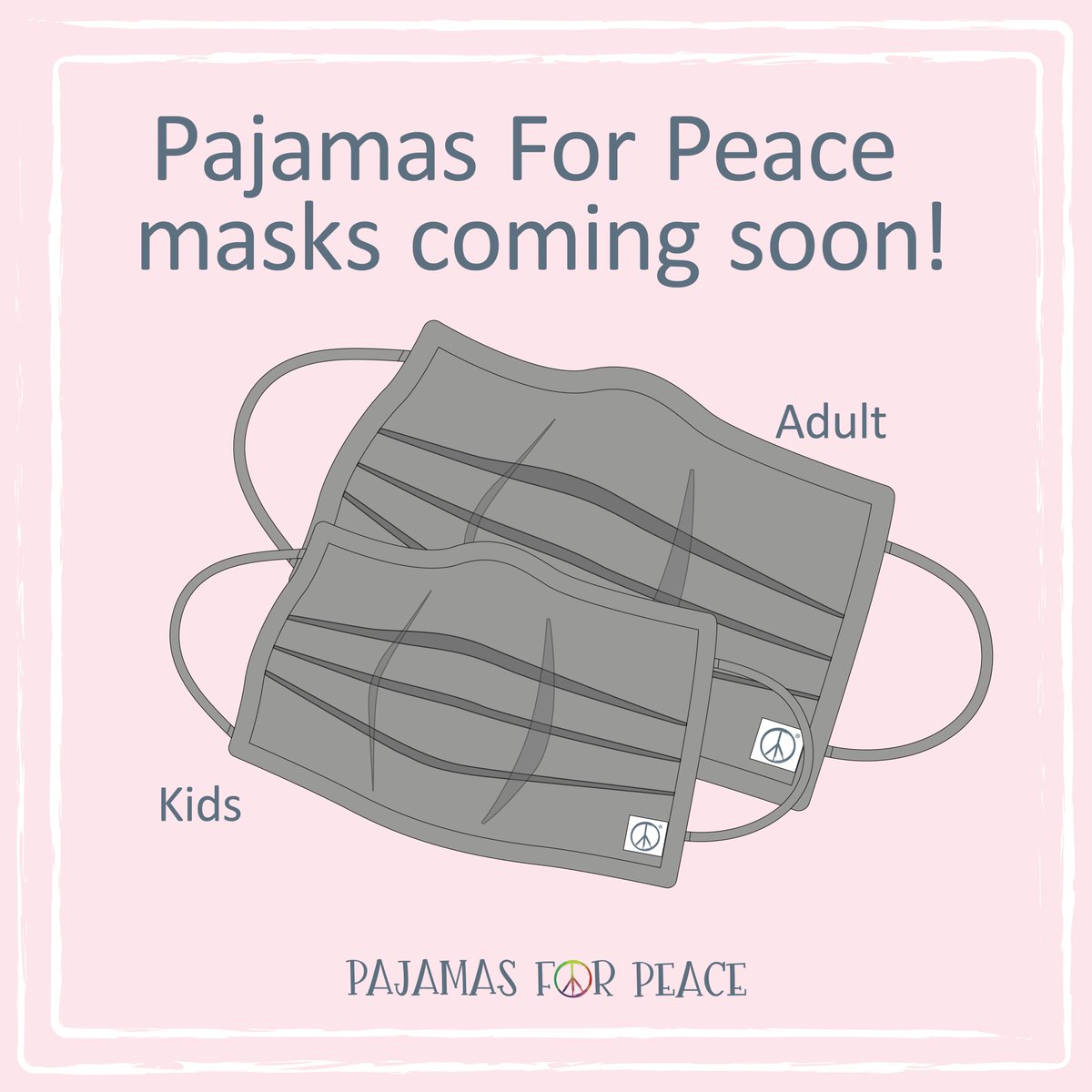 PajamasForPeace's tweet photo. Organic cotton, eco-friendly masks in our irresistible prints?! Yes, please! Pajamas for Peace masks for kids and adults coming soon! #pajamasforpeace #kidsmasks #adultmasks #wearamask https://t.co/axotkvsDLw