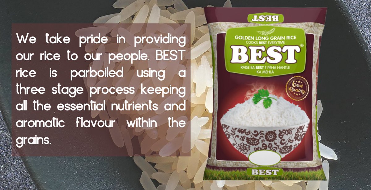 TastyLtd's tweet photo. Cooks BEST every time #Bestrice #TastyFoodPackers #lesotho https://t.co/As4GLuV3cT