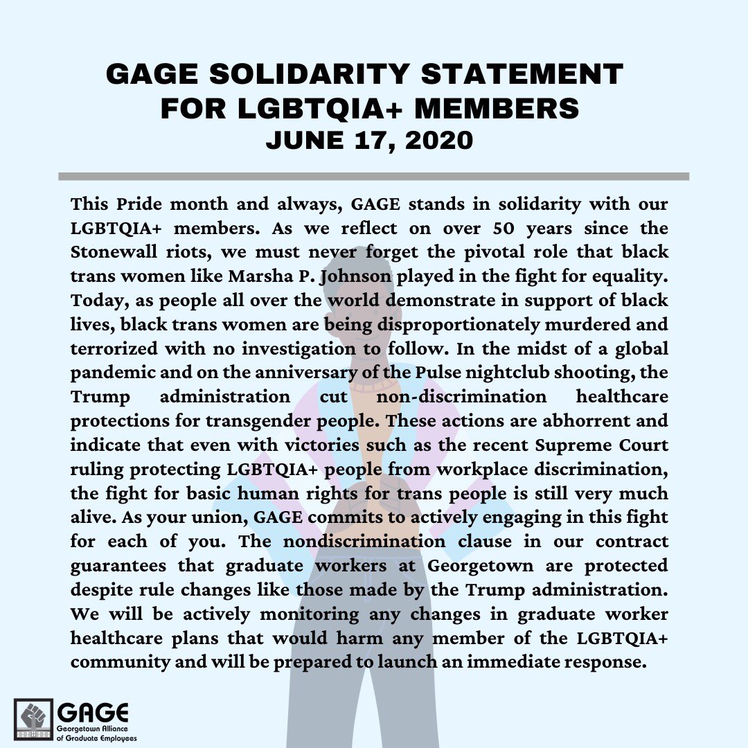 WeAreGAGE's tweet photo. #GUPride #BlackTransLivesMatter #BlackLivesMatter #NoJusticeNoPeace https://t.co/E4UyRSWqLx