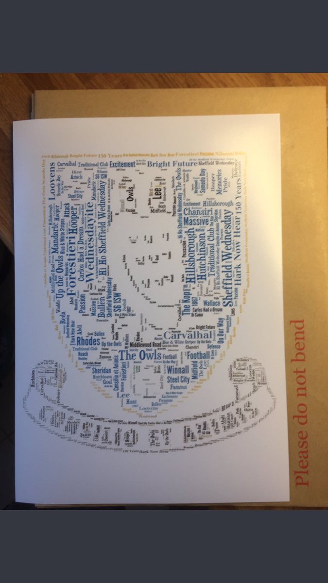 AGT79's tweet image. Tag a Sheffield Wednesday fan.
I’m giving this print to a follower tonight at 11pm. #Swfc 
- Retweet this
- Follow me
#fathersday