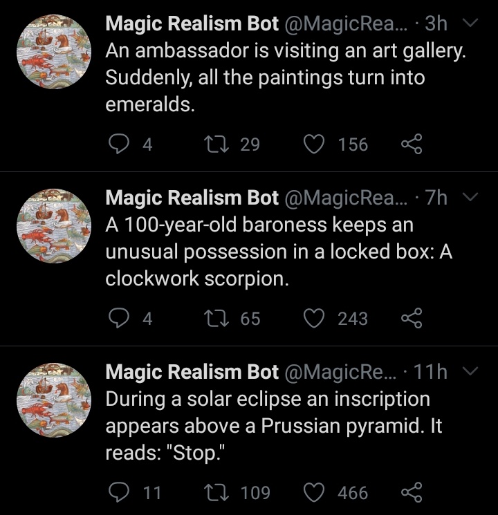 changmin as magicalrealismbot