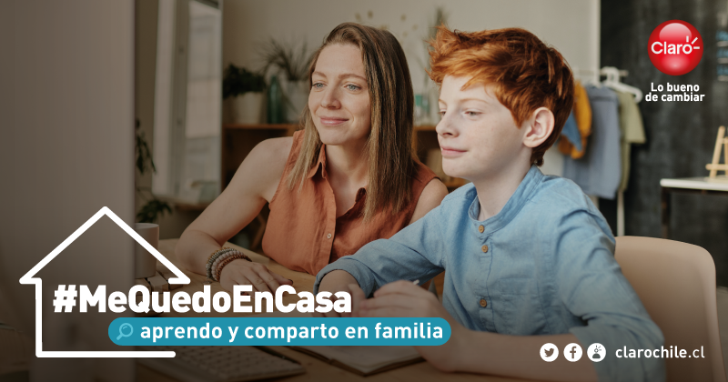 miclaro_cl's tweet photo. 🔴#MeQuedoEnCasa Aprende en familia con Claro y las plataformas del Ministerio de Educación. Conoce los sitios a los que puedes ingresar con datos libres, haz clic en: ➡️ https://t.co/dGLhxg9pj3 🏠 https://t.co/kFTz0A48vs