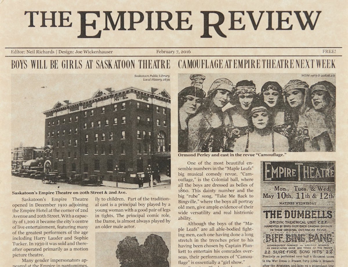 Did you know we have a variety of digital projects that allow you to browse selections of our collection from home? Two of these are "All Frocked Up" &amp; "Ambisextrous". They are both digital exhibits about cross-dressing, featuring digitized material. #pride2020 #usask