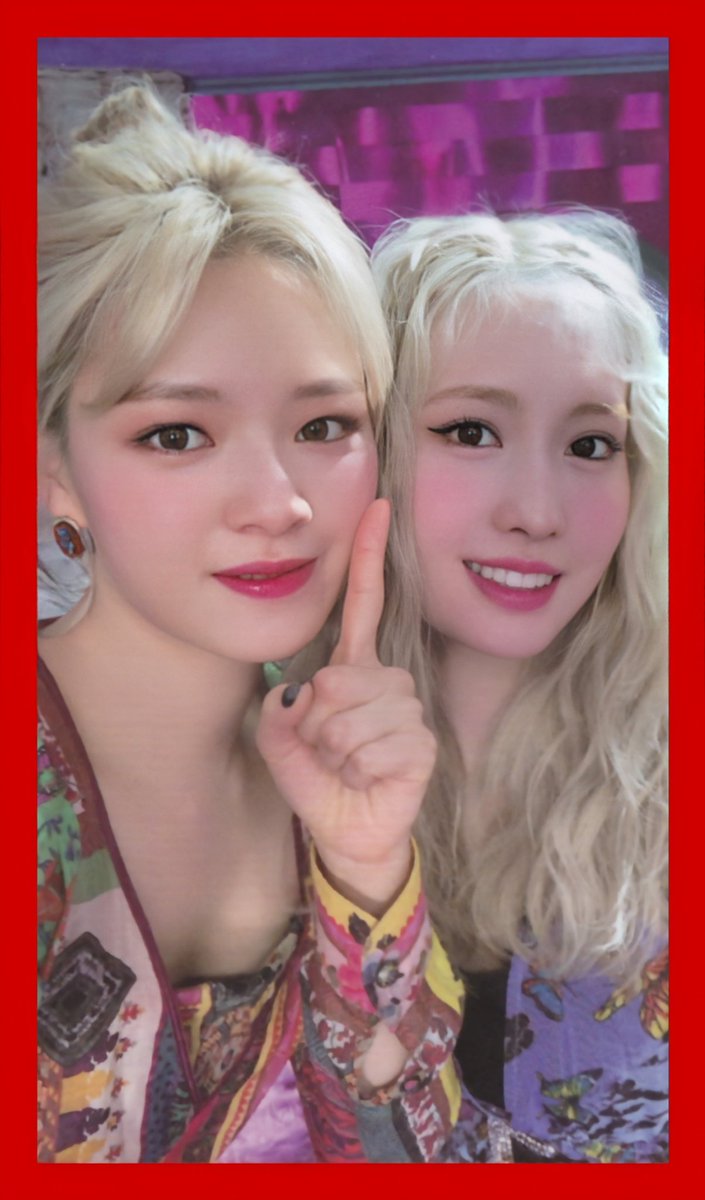 Once_dre's tweet photo. MoTzu and JeongMo More&amp;More Enhanced Photocard Scan.

I used:
•Adobe Photoshop
•Adobe Lightroom
•Picsart Pro
•Movavi Photo Editor

#PicsArt #movavi #AdobeEnhance
#TWICE #MOREandMORE @JYPETWICE https://t.co/OwvlP6fnpS