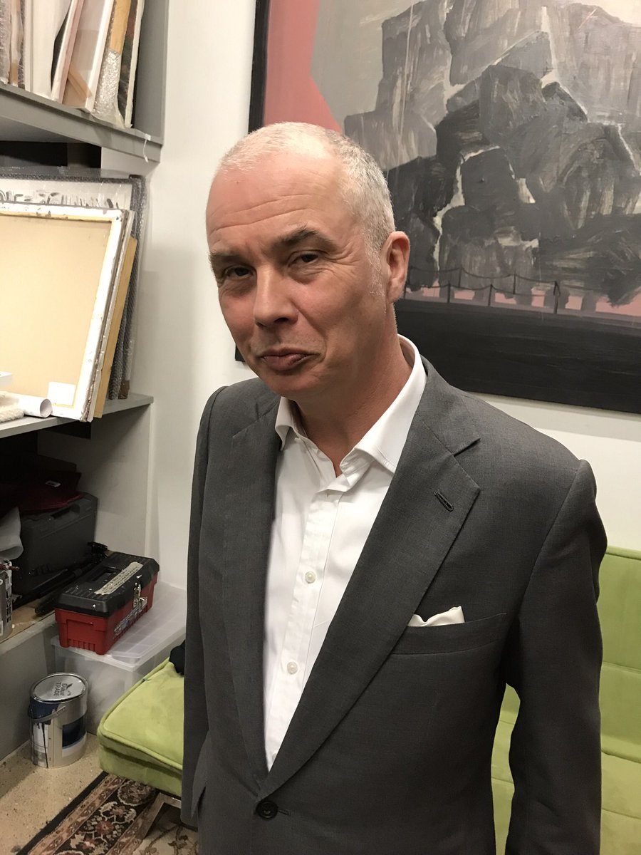 DunleavyBernard's tweet photo. Fantastic interview by @SeanRocksARENA with Gary Coyle on @RTEArena this evening. I’m really looking forward to going back to @KevKavGallery to see the renewal of ‘Dreaming Different Dreams’, his pre-lockdown show. #GaryCoyle #KevinKavanagh #ThingsAreSlowlyGettingBackToNormal https://t.co/gmJ4OqG9wb