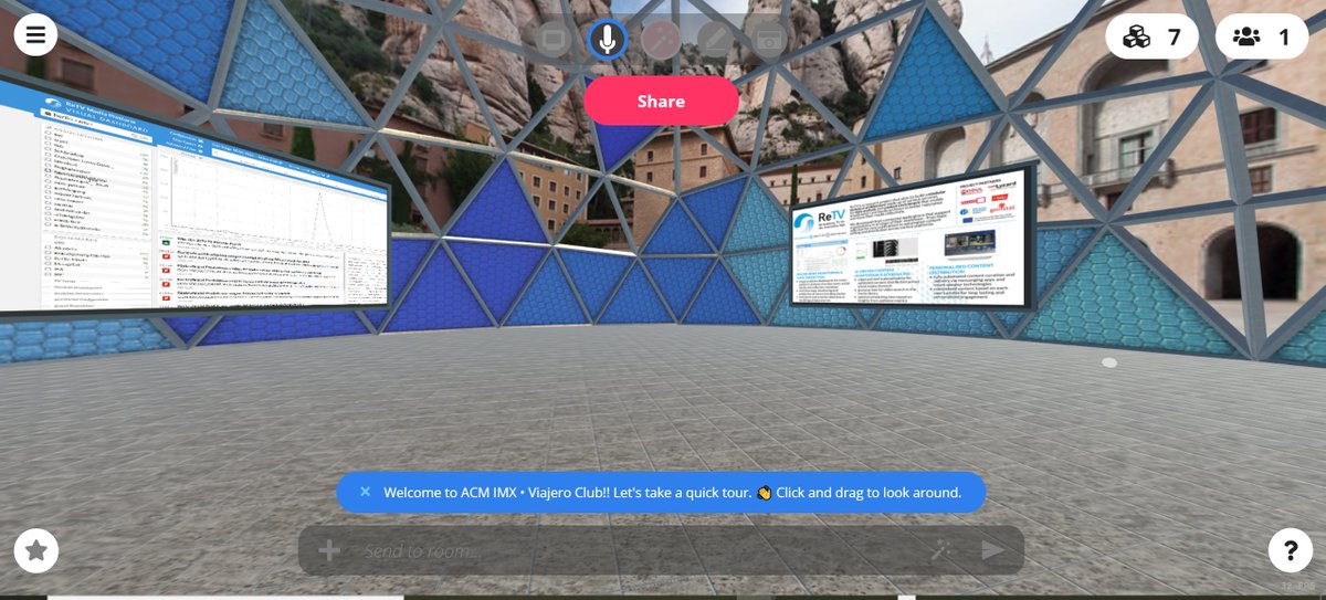 lyndonjbnixon's tweet photo. A sneak preview @ACMIMX #IMX2020 demos in #MozillaHubs #VirtualReality! join us tomorrow 1730-20 cet to see our #TopicsCompass for #PredictiveAnalytics of #TrendingTopics to guide #DigitalMarketing of #MediaAssets! @modultechnology @webLyzard @BeeldenGeluid @rbb_inno @ReTV_EU https://t.co/TQonKjnczc
