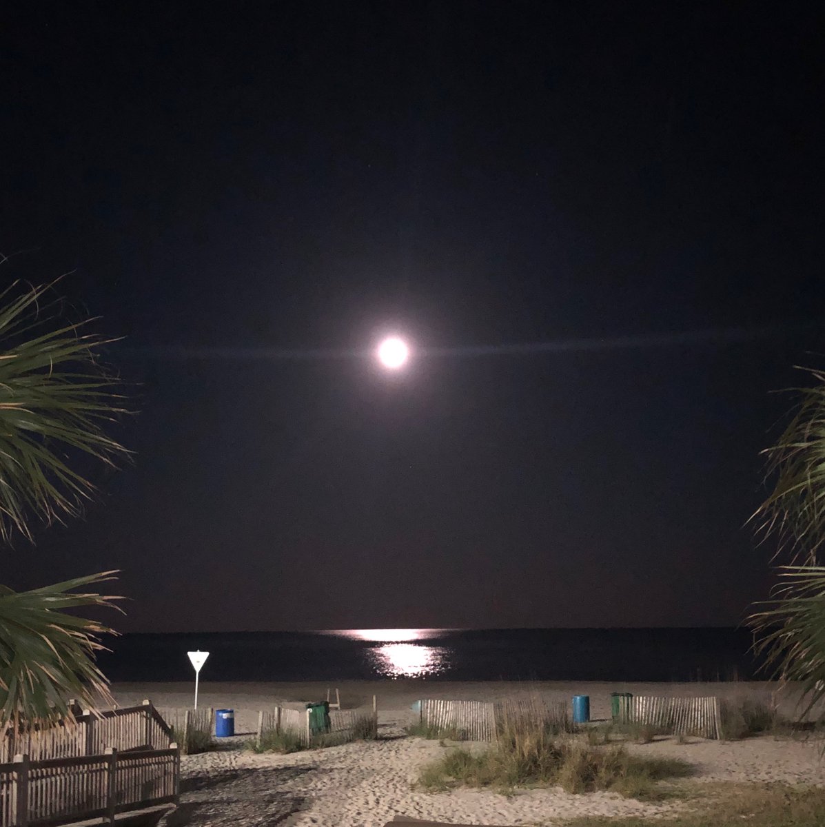 Enjoy a quiet night overlooking the beach on our private deck. #SunNSandResort #MyrtleBeach #MyrtleBeachResort