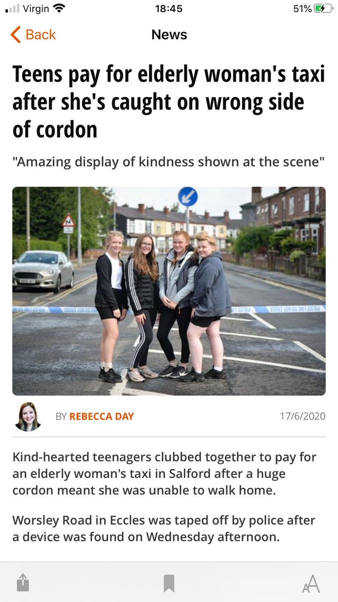 gedroy's tweet image. My daughter showing an act of kindness  so proud