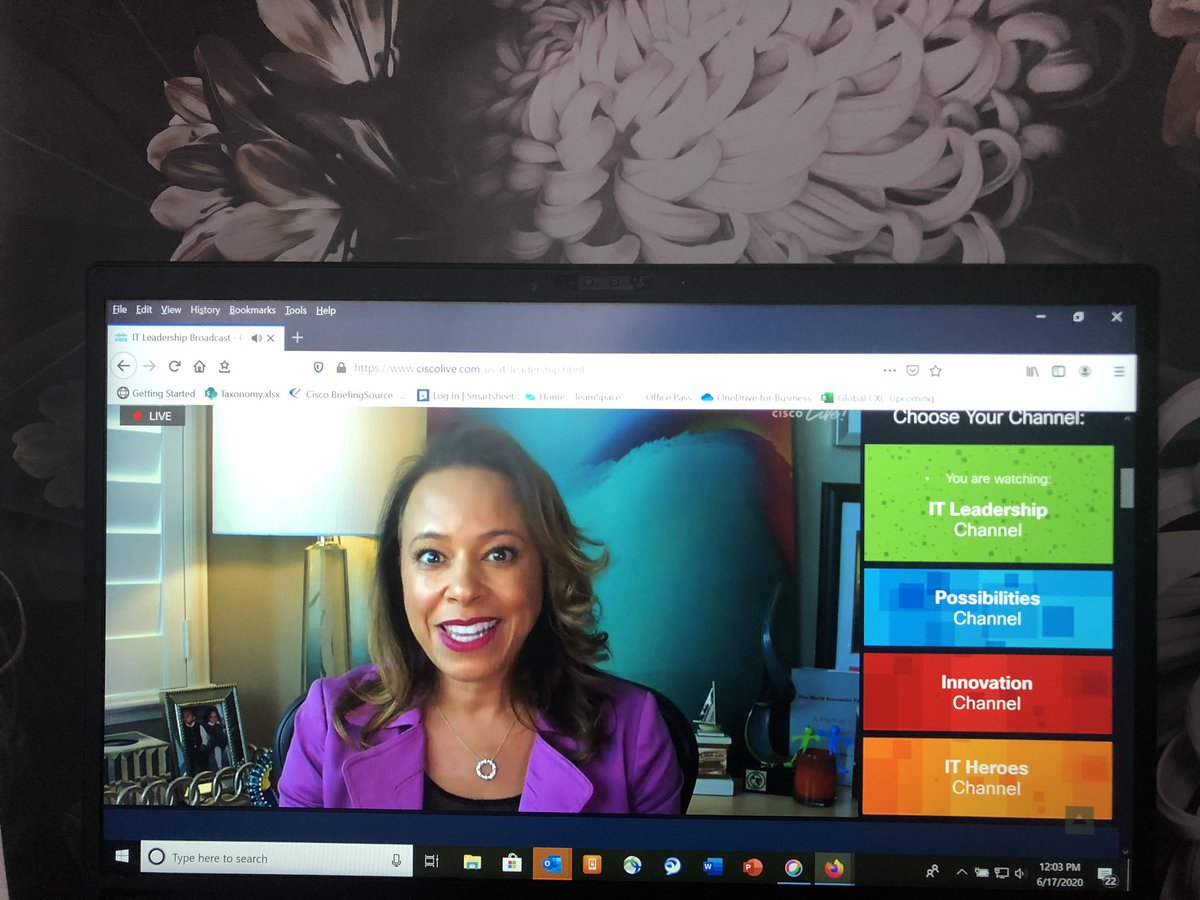 carlacquintero's tweet photo. Powerful!! #ciscolive2020 and @s_slate90 sharing ideas on how to empower an inclusive future for all ☀️#wearecisco #leadership #conciousculture https://t.co/79ADC2FPiS