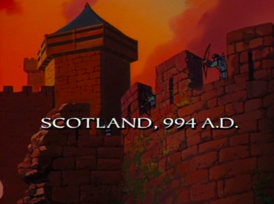 OH TO BE IN A SCOTTISH CASTLE UNDER SIEGE IN THE YEAR 994 A.D.