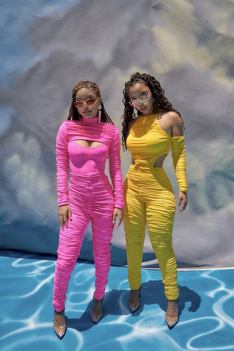 HauteHoopla_'s tweet photo. #DOIT with #ChloeXHalle for their latest album #UngodlyHour. 💕 https://t.co/WxBxoOTi95