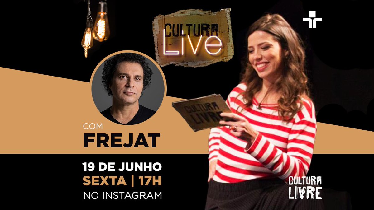 Não vai existir #sextou melhor que este! Amanhã, a #CulturaLive traz o cantor e compositor <a href="/frejatoficial/">Frejat</a> para passar o fim de tarde junto com você! A live acontece a partir das 17h, no Instagram oficial do programa. Anota aí!