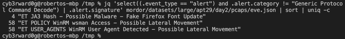 WE HAVE PCAPs 😈

a) <a href="/Suricata_IDS/">Suricata IDS/IPS</a> ➕ ET Rules!

b) git clone github.com/hunters-forge/… &amp;&amp; cd mordor/datasets/large

c) find apt29/day*/pcaps -name '*.zip' -execdir unzip -P infected {} \;

c) find apt29/day*/pcaps -name '*cap' -execdir suricata -r {} -k none \;

TY <a href="/jason_trost/">Jason Trost</a> 🙏