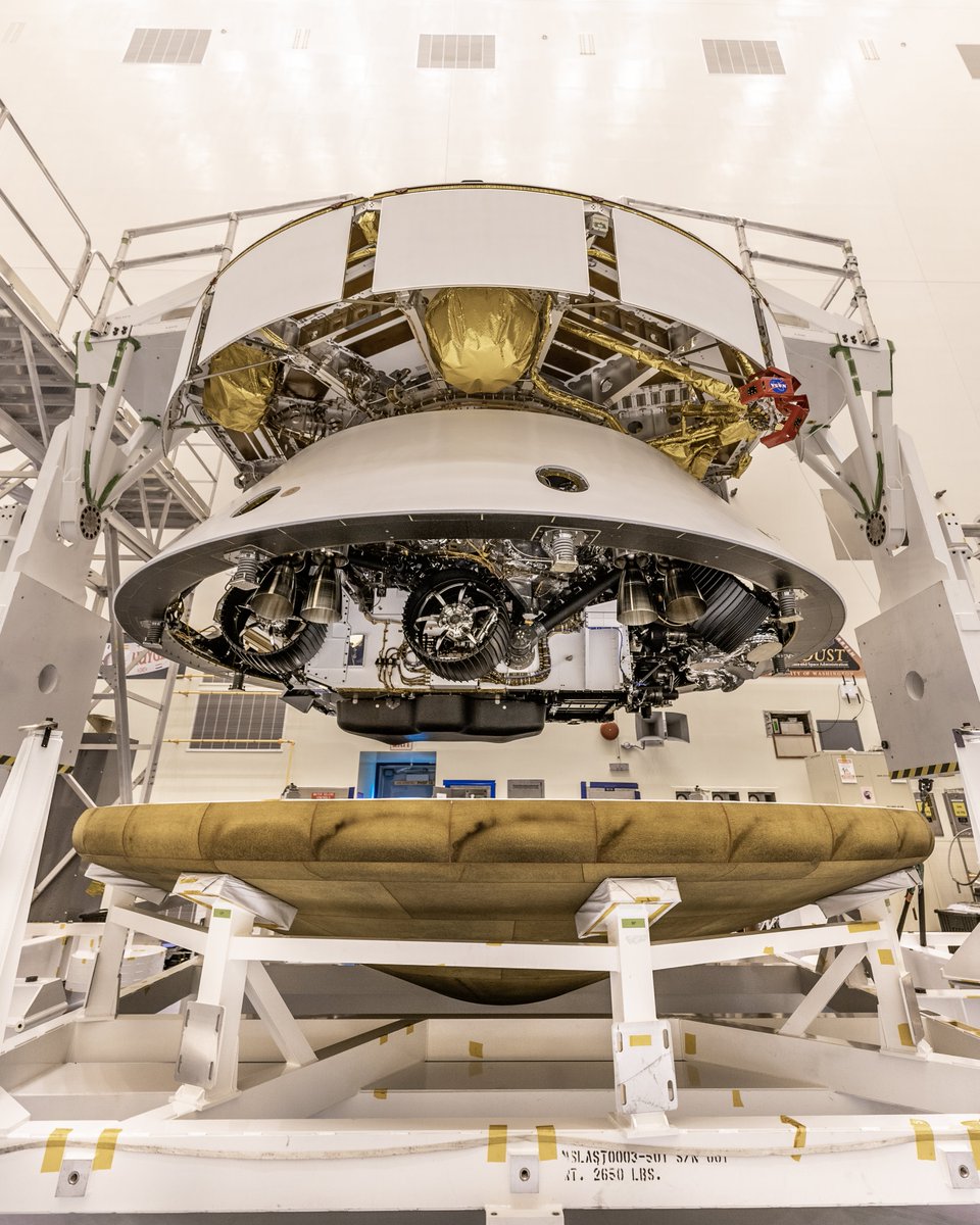NASAPersevere's tweet photo. On track for launch in just over a month. The road has been long, but we’re persevering, inspired by the global medical community that’s gone above and beyond during #COVID19. That’s why I’m carrying this tribute plate for them, above and beyond to Mars. https://t.co/ye5Ab6oNrF https://t.co/t0xbX4JpAj