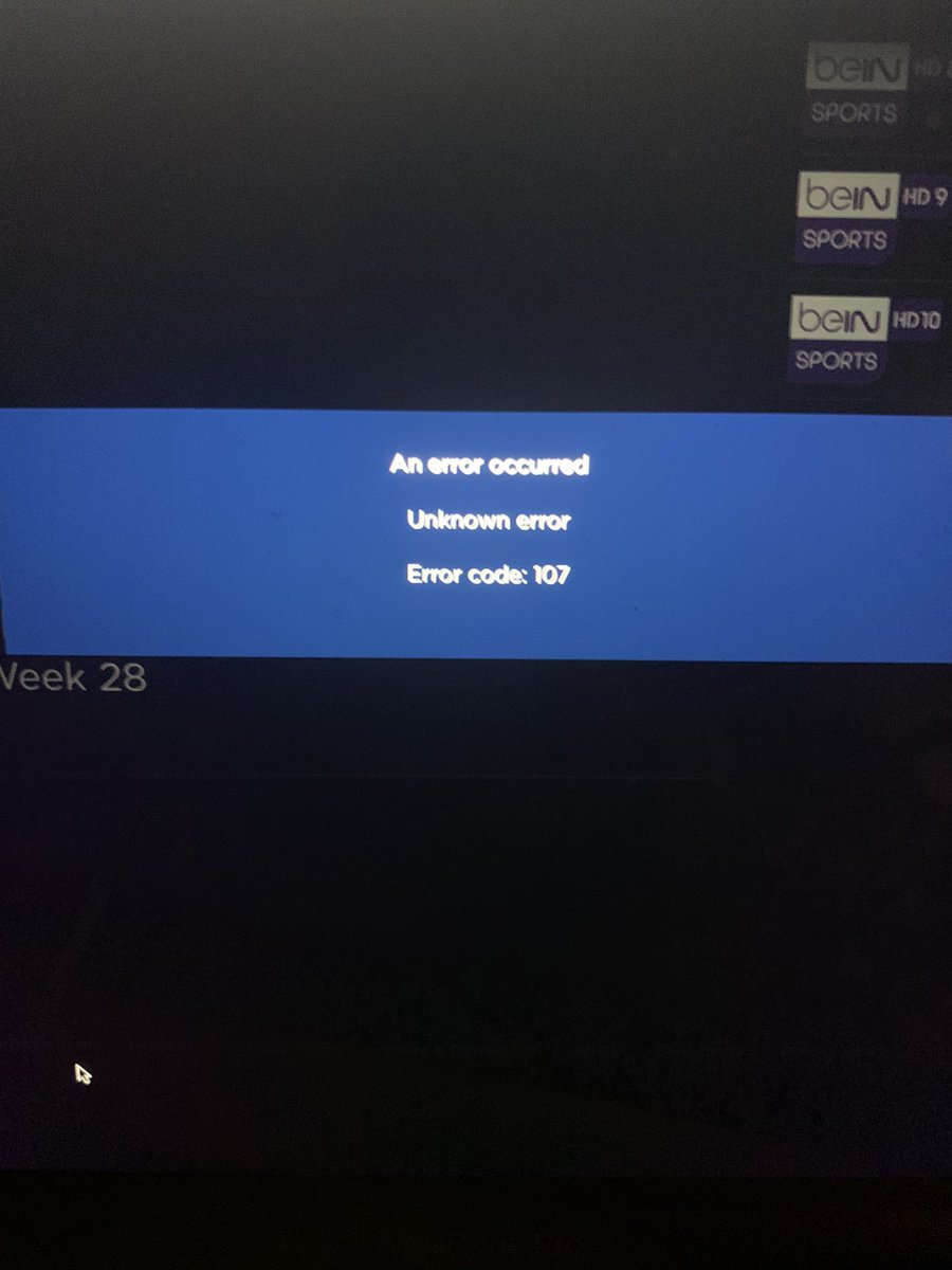 bensonshields2's tweet photo. @beINSPORTS_EN I keep getting this error message on Bein Connect! Over and over again! Can’t watch the footy!! https://t.co/jI7hLjTbYh