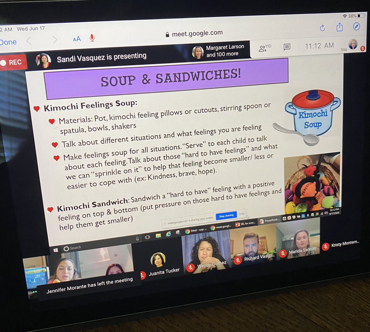 ValerieJNunez's tweet photo. Such great information and sessions at Day 1 of our Virtual Counselor Summer Insitute @NISDCounseling @NISDMichael #MichaelLegendary https://t.co/XFCzcFch4A