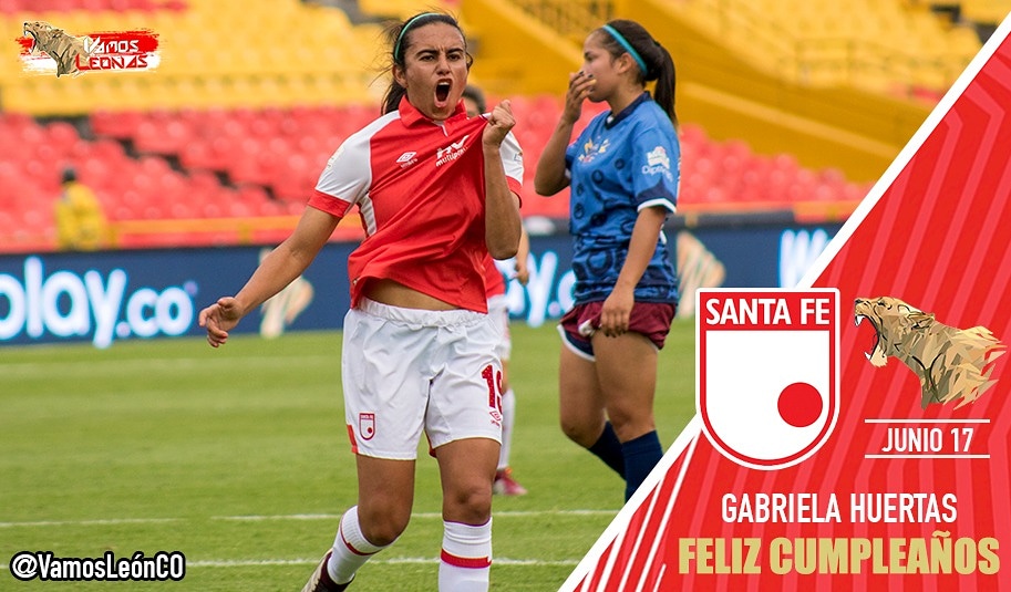 🎂| ¡FELIZ CUMPLEAÑOS GABRIELA🎈!

El día de hoy una de las volantes de las leonas🦁 está celebrando un nuevo año de vida🔝💥

¡Felicidades🤩, bendiciones🙏🏻 y éxitos🌟 para <a href="/Gabyhuertali/">Gabriela Huertas</a> 🦁👩🏻!