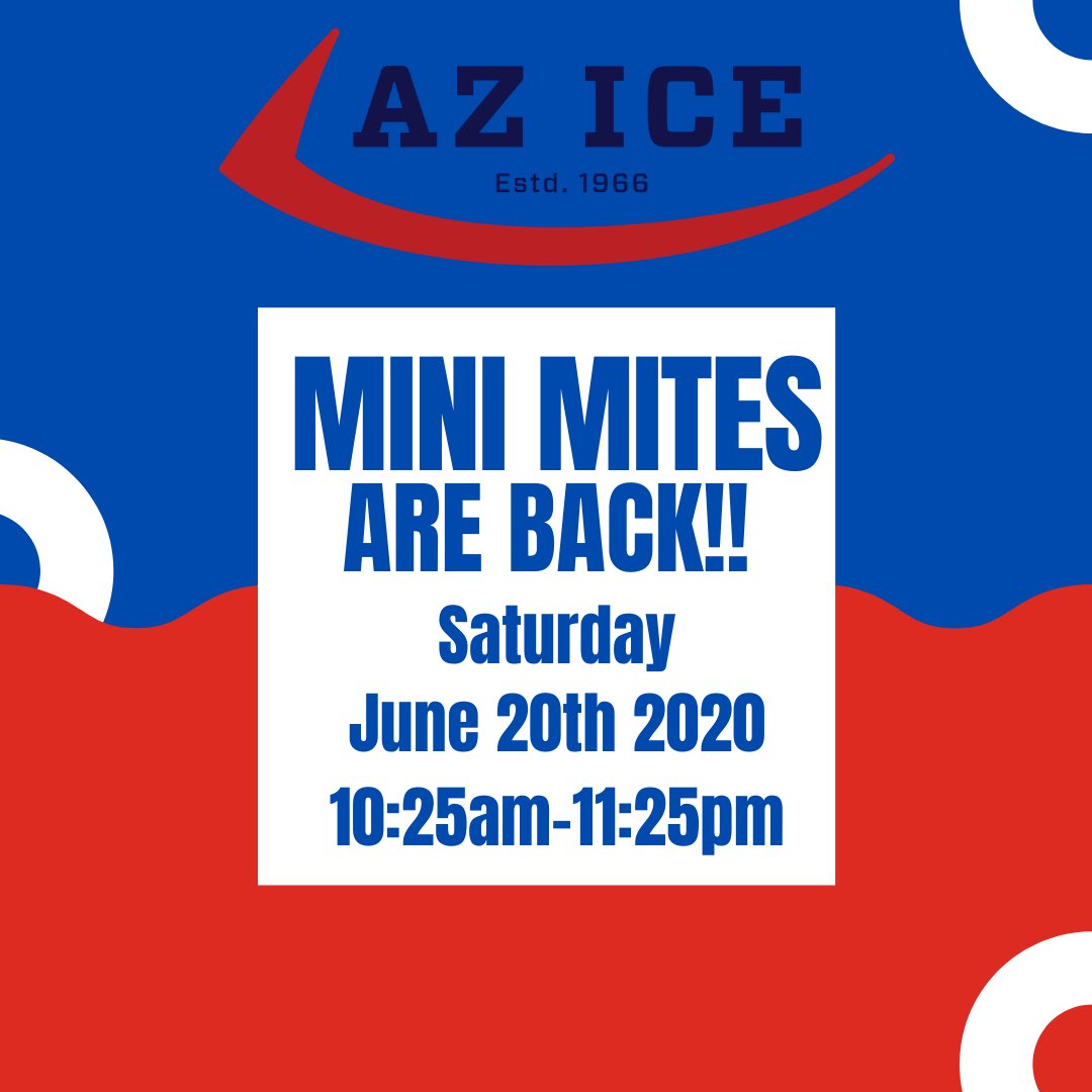 We are so excited to see all the Mini Mites again! See you Saturday!