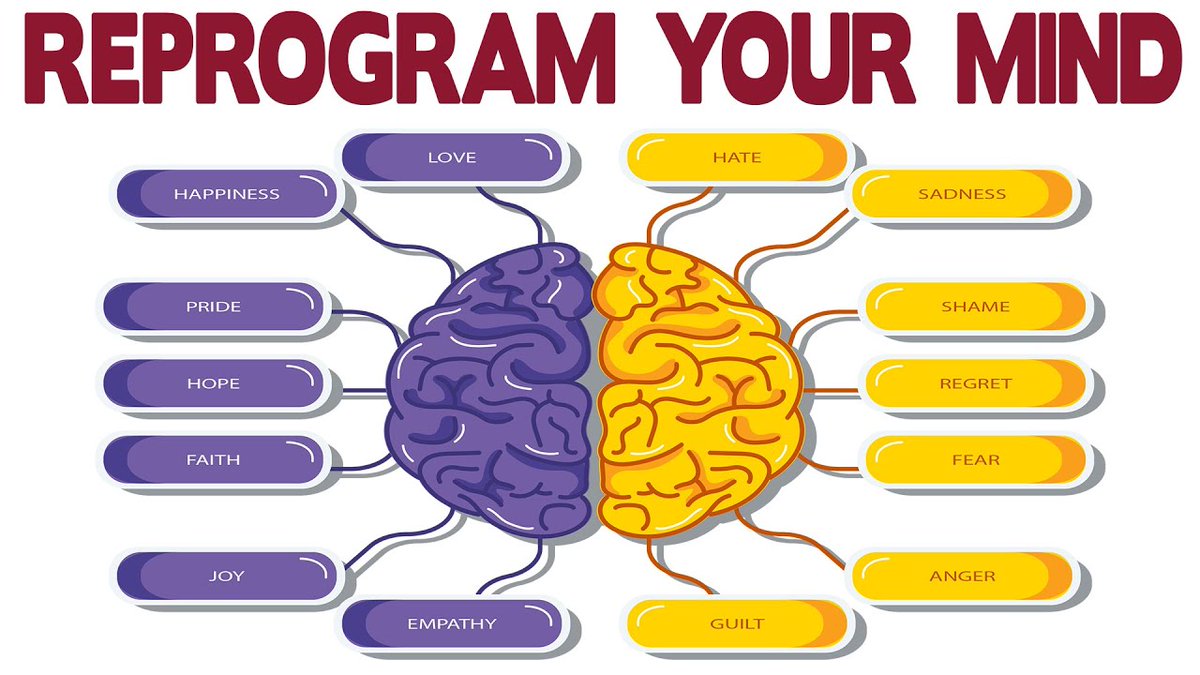 The choice is YOURS stay brainwashed and hopeless or sort your mind out, this life is battle for your mind, you must take control and take action to render the damage caused by all this.