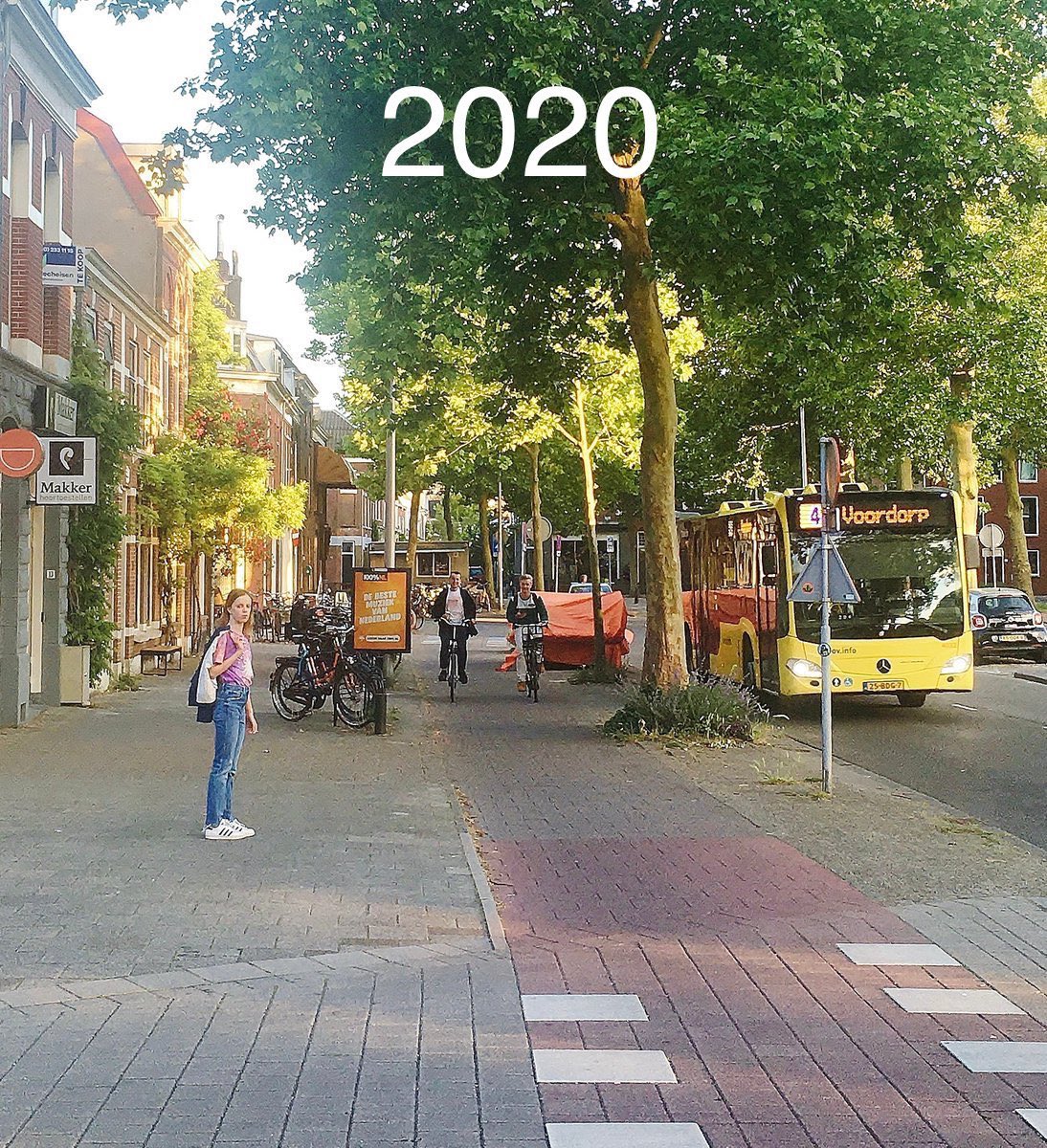 fouadurbanist's tweet image. Two girls stand in the same location in Utrecht between 1982 and 2020 (38 years). The difference is clear, not only in the street components which can be implemented and achieved by designers, but the real development is the urban mobility modes 

Picture source:
@edwinlucas_