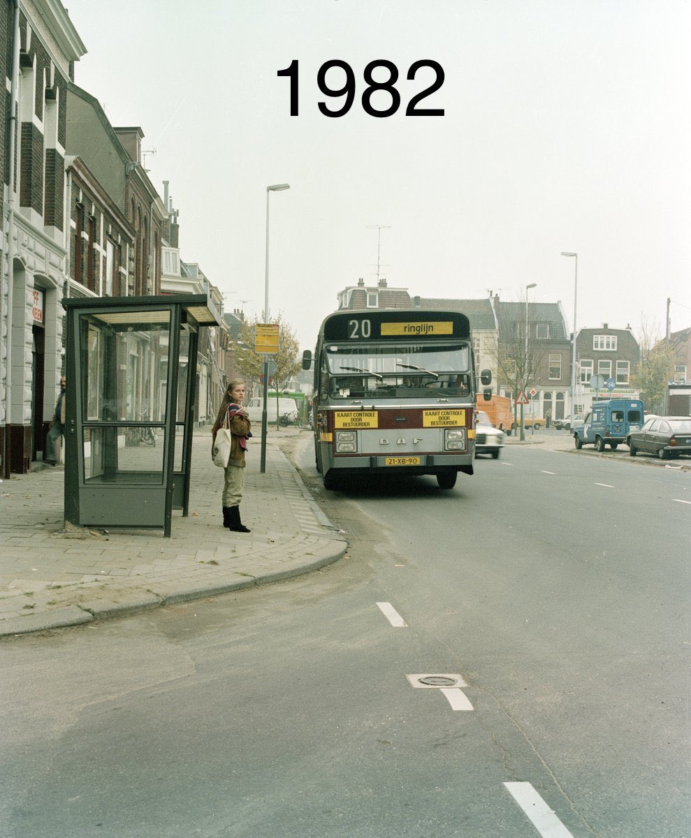 fouadurbanist's tweet image. Two girls stand in the same location in Utrecht between 1982 and 2020 (38 years). The difference is clear, not only in the street components which can be implemented and achieved by designers, but the real development is the urban mobility modes 

Picture source:
@edwinlucas_