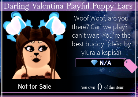 Royale High Darling Valentina Puppy Ears