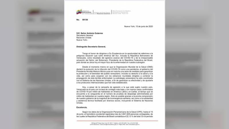 Arreaza: 'La negligencia de Bolsonaro en el manejo de la pandemia atenta contra toda Suramérica' mazo4f.com/220218 #ConBolívarYChávezVenceremos