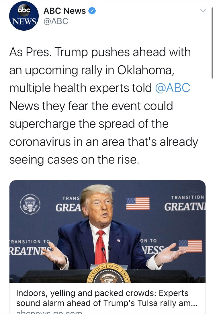 Were there no health experts concerned about this other rally,  @ABC? Your own footage looks pretty dramatic.