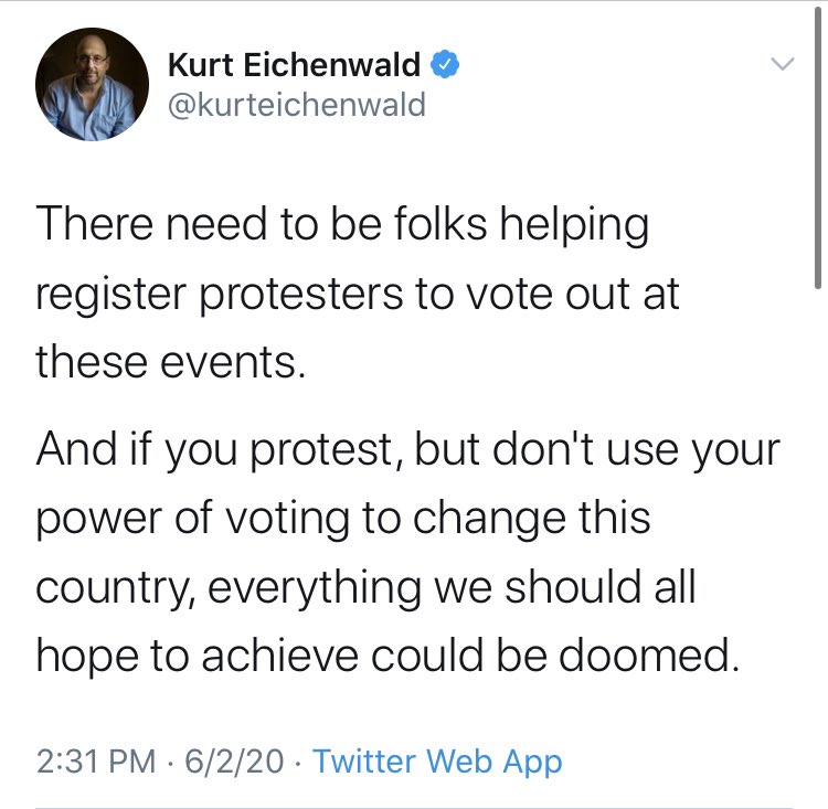 You know it wouldn’t be a thread if  @kurteichenwald didn’t make an appearance.