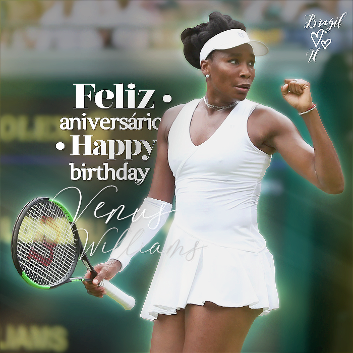 Happy Birthday to Venus Williams 