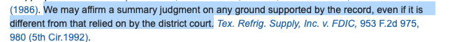 OK, but surely Holtzclaw will tell the unsuspecting the litigant the rest of the story. Oh, I see. /3