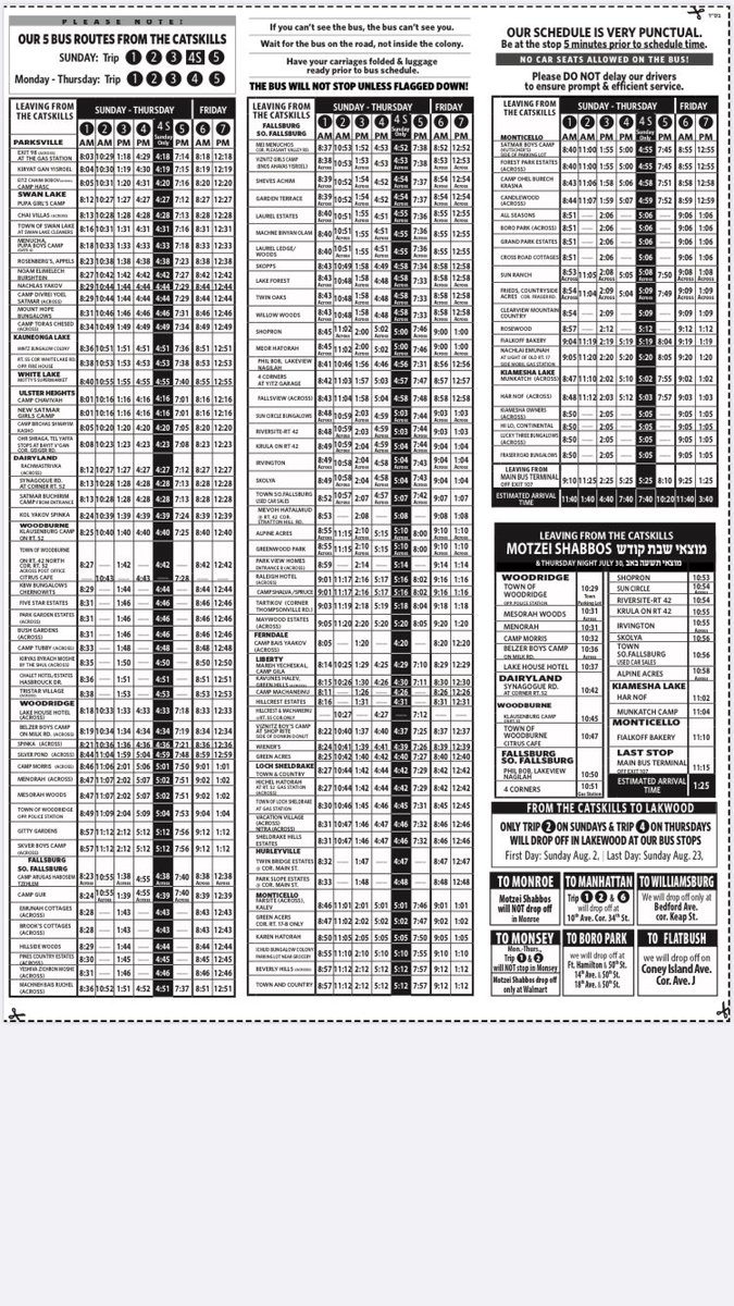 Excellent Bus Service Brooklyn To Catskills Funeral Services