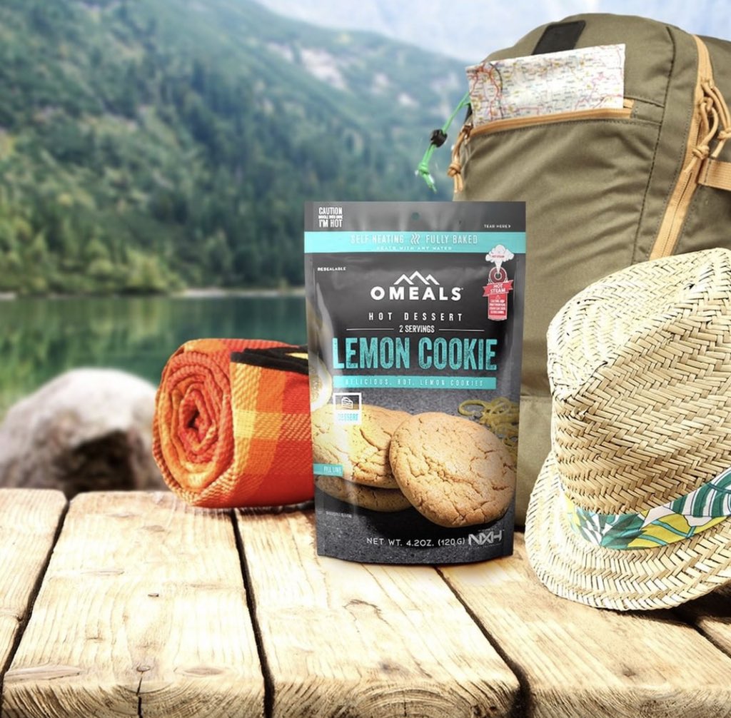 omealsus's tweet photo. When OMEALS gives you a lemon cookie ... hit the road! 🍋 Our Luscious Lemon Cookie is a zesty treat perfect for summertime outings. Tap the link in bio to shop and savor every bite. 😋 #OMEALS #TeamOMEALS #OnTheTrail https://t.co/HOvp1Fv71j