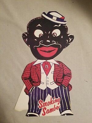 7) Sambo/Golliwog/Pickanniny: Also known as Coon (short for raccoon) Depicted Black men as lazy, irresponsible and inarticulate. Sambo represented the uneducated slave. Often used as comedic relief in minstrelsy.