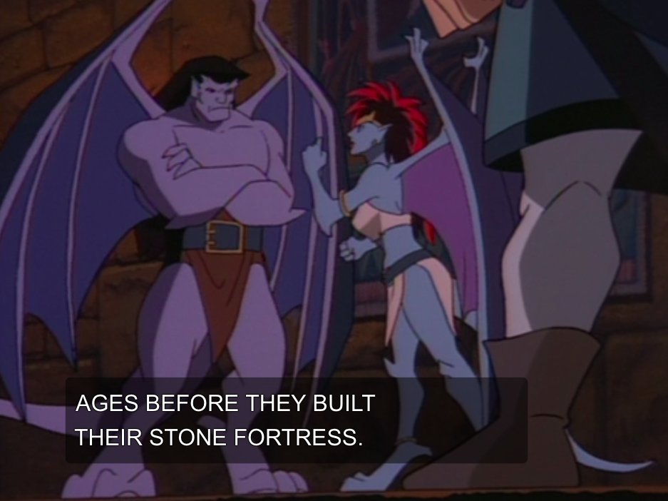 So the humans have stripped the gargoyles of their rights and made them second-class citizens in their own territory??? Gee good thing that this is just in fantasy and not in real life..........
