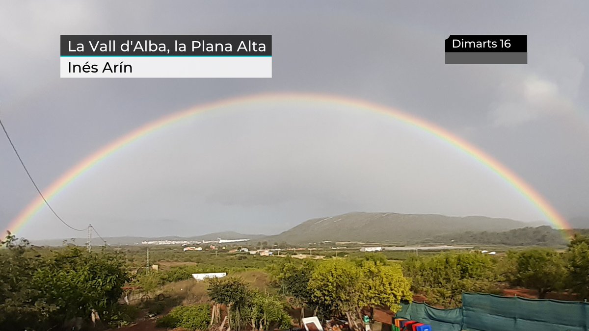 apuntoratge's tweet photo. Col·lecció d'arcs de Sant Martí.
@AEMET_CValencia https://t.co/IN8vStRFBm