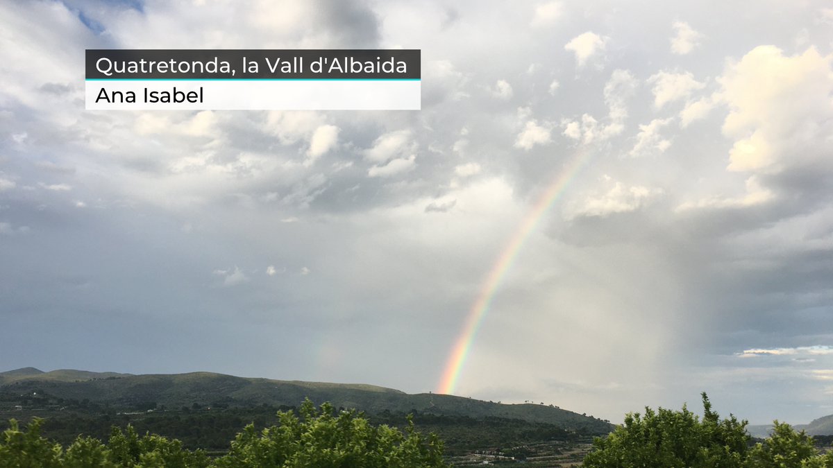 apuntoratge's tweet photo. Col·lecció d'arcs de Sant Martí.
@AEMET_CValencia https://t.co/IN8vStRFBm