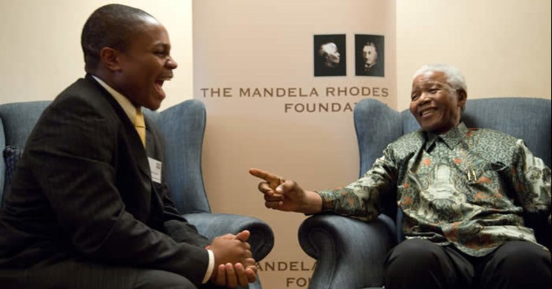 The Rhodes Trust worked with Nelson Mandela to establish the Mandela Rhodes Foundation. He explained his decision to have his name joined to that of Cecil Rhodes in South Africa as reflecting "our constitution's injunction for us to come together across the historical divides"