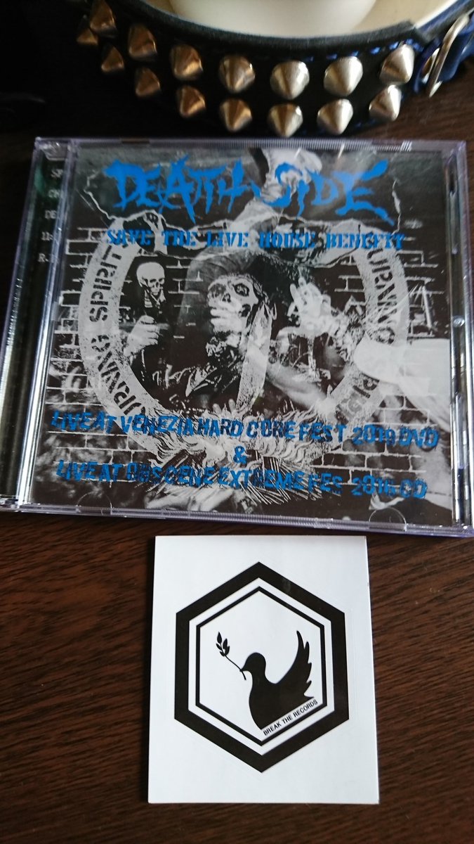 届きました！
最高すぎます、、、

#BREAKTHERECORDS
#DEATHSIDE