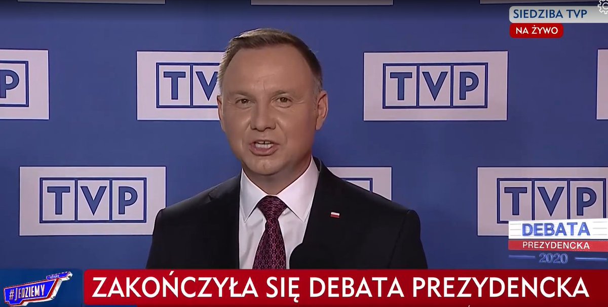 szachmad's tweet photo. Prezydent Duda dostał dodatkowy czas na swobodną wypowiedź. https://t.co/8xmeD6sXOO