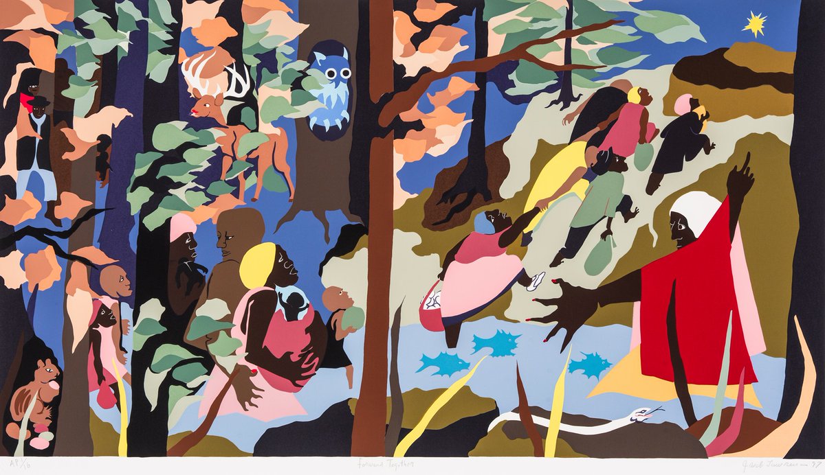 UM_alumni's tweet photo. Continuing this week of #Juneteenth celebrations, the @loweartmuseum is inviting you to discuss Jacob Lawrence's impressive career and the historical impact of his works on Thursday, June 18th. Click the link below to secure your spot! 🙌

https://t.co/30uHwXzU38 https://t.co/SHGK4kzsOz