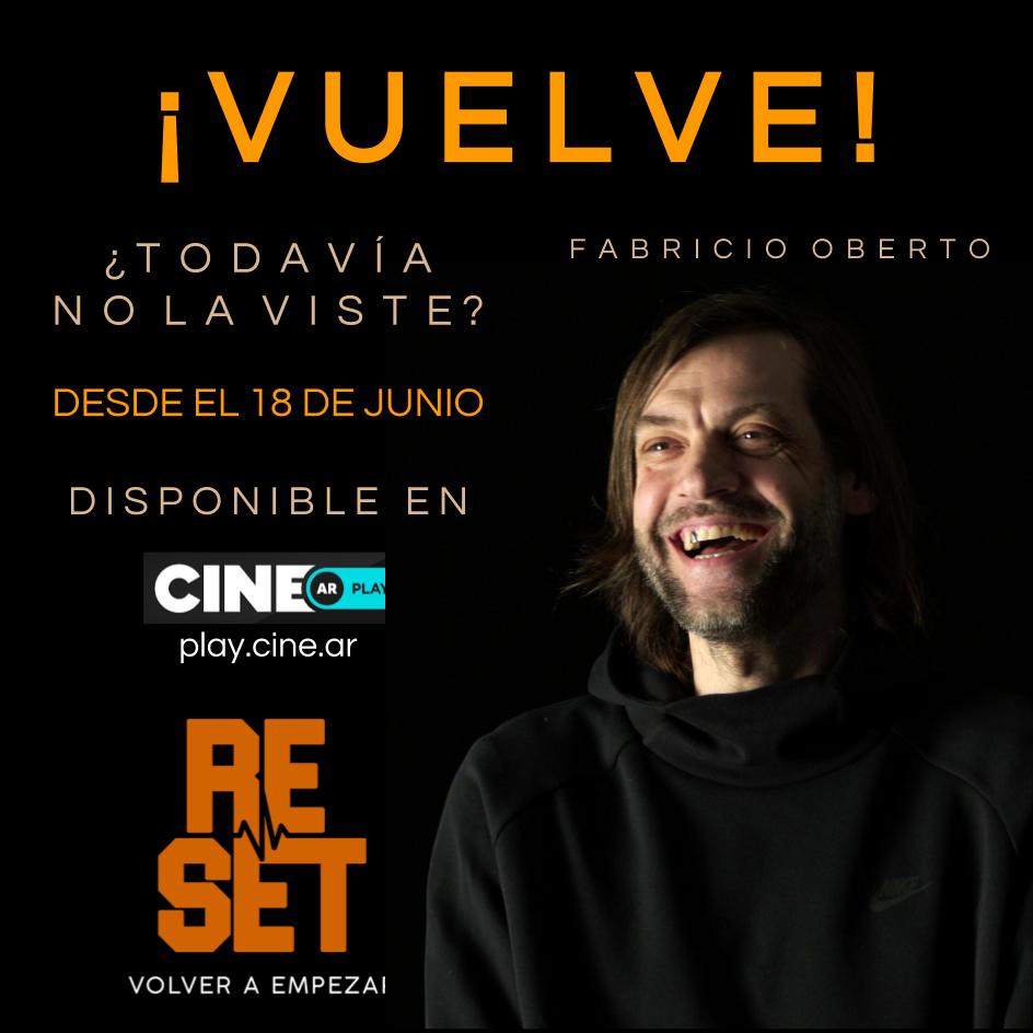 obricio7's tweet photo. Vuelve @resetlapeli, ¿Todavía no la viste? ¿Querés verla de nuevo? Desde mañana, jueves 18 de junio, disponible en la plataforma de @CINEAR_ (https://t.co/xNRcw9IkeA).

Próximamente también fuera de Argentina. https://t.co/kQVQD3ePId
