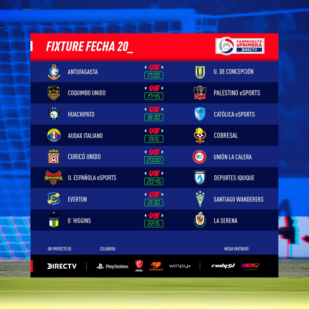 En minutos abrimos la jornada en un duelo clave por la permanencia ante #UDeConcepcioneSports 🎮
.

Hoy cantamos victoria, Marcelo, ¡vamos! 💙

Puedes seguir el minuto a minuto en <a href="/ePrimera/">Elba Primera</a> 👀
#CDAeSports #ePrimeraDIRECTV