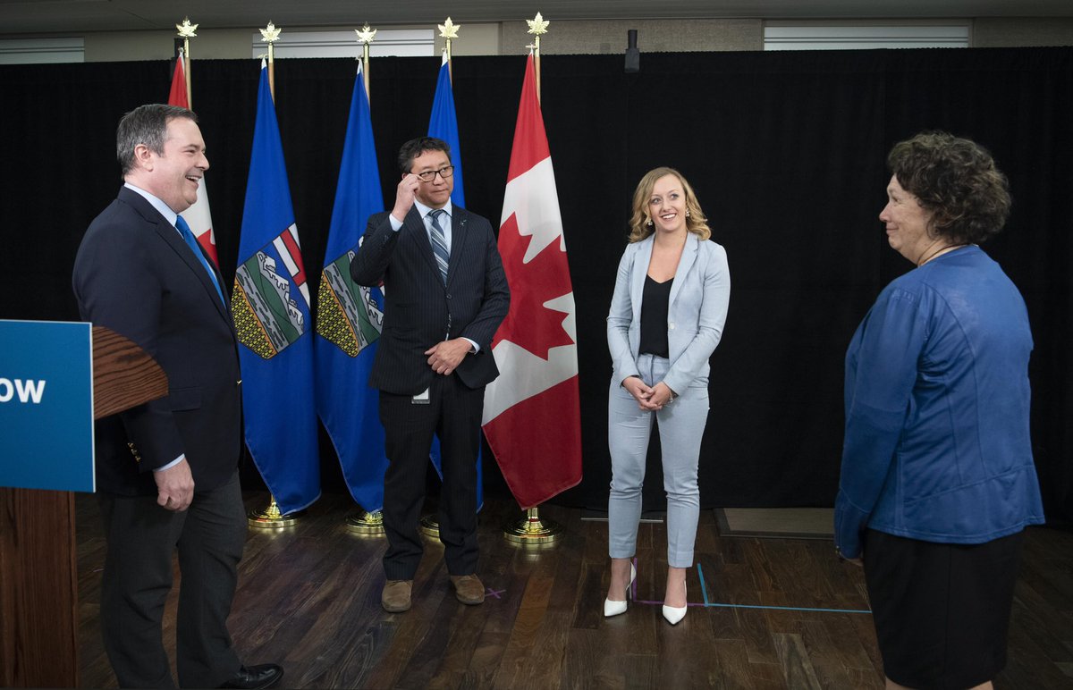 Thanks to Fair Deal Panel Chair Oryssia Lennie and MLA panelists Miranda Rosin &  @TanyYao for joining me at this afternoon’s announcement.We will take action on the panel’s recommendations and make sure we give Albertans a fair deal when they need it most.