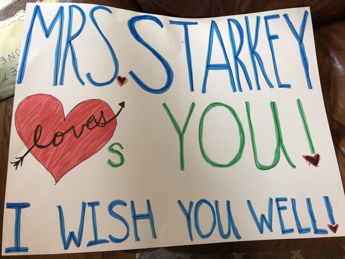 MrsStarkeyFife's tweet photo. Ready for our parent parade/supply pick up tomorrow and Friday! I’m not a Pinterest-y teacher but I’m happy with it. https://t.co/EixSprK6n1