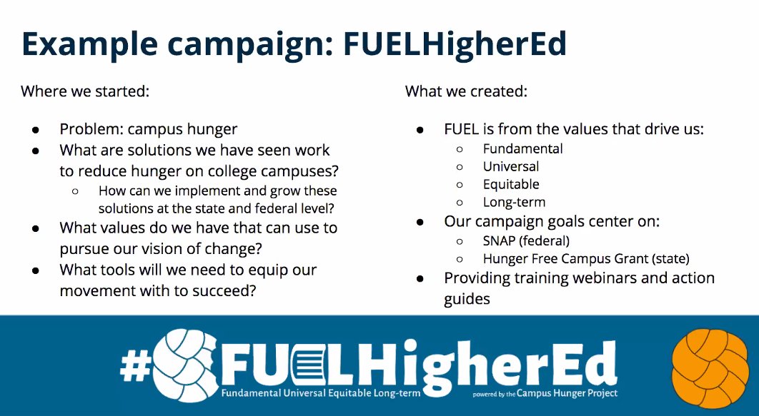 So what can we do about it? We can #FUELHigherEd! The campaign's goals are to increase student eligibility for SNAP and increase state emergency aid to low income students. <a href="/MonicaSager3/">Monica Sager</a> <a href="/HillelIntl/">Hillel</a>