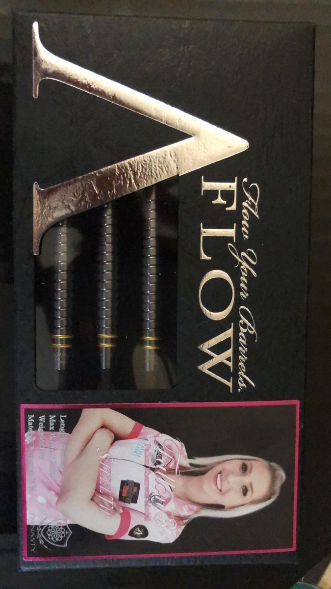Fallon Sherrock MBE (@fsherrock) on Twitter photo Ok... I would like to give away 2 sets of my new A-Flow darts which I received today, please RT and follow <a href="/DYNASTY_JAPAN/">DYNASTY_JAPAN</a> if you would like to be in with a chance to win a set... thank you 😘... I will 🖊them if anyone wanted me too Ok... I would like to give away 2 sets of my new A-Flow darts which I received today, please RT and follow <a href="/DYNASTY_JAPAN/">DYNASTY_JAPAN</a> if you would like to be in with a chance to win a set... thank you 😘... I will 🖊them if anyone wanted me too
