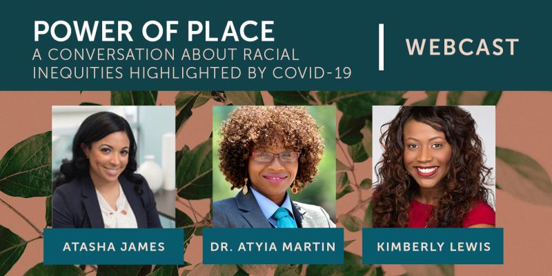 Join @AtashaJames, <a href="/BostonAtyia/">Atyia Martin</a> &amp; <a href="/KLewisGreenGirl/">Kimberly Lewis Inkumsah</a> on June 18 at 12:30 p.m. ET as they examine how COVID-19 highlights racial inequities disproportionately affecting Black Americans - and how their work is redefining what health access &amp; equity look like: bit.ly/30O9ntL