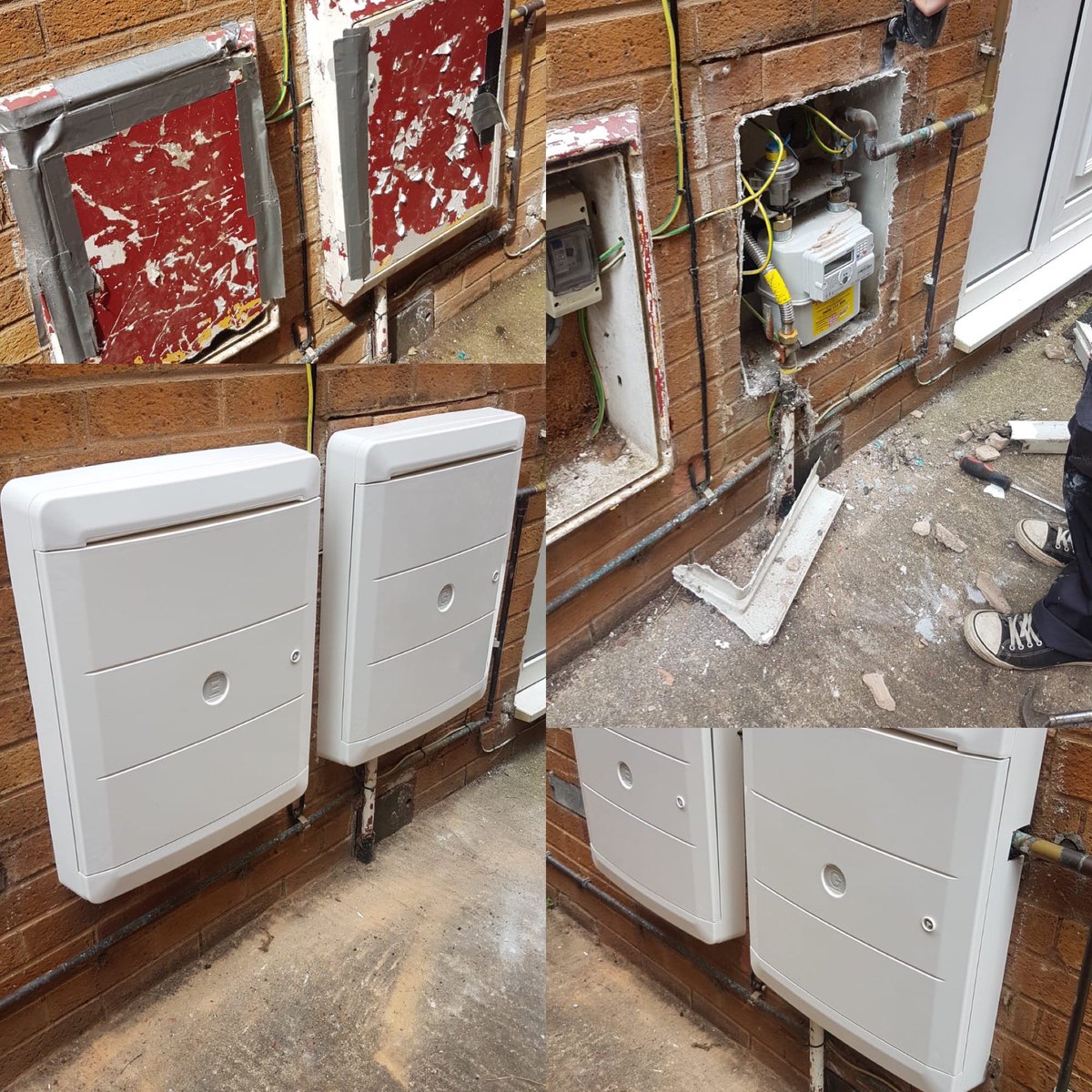 repairmymeter's tweet photo. Thanks to anther happy customer Keith Baxter a Gas / Electric Engineer who fitted these for his customer. Please get in contact or visit Repairmymeterbox for more information or to get yours #overbox https://t.co/a8PCWEkbr2