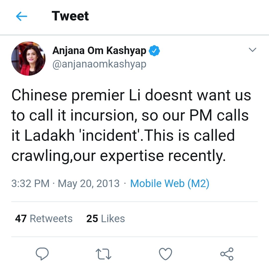 Roarofthetiger1's tweet photo. @anjanaomkashyap Could You Please Retweet this tweet from 2013? https://t.co/IQGRary2MP
